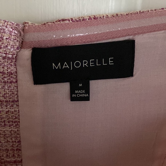 Majorelle Strapless Pink (tweed) Mini Dress - Picture 8 of 9